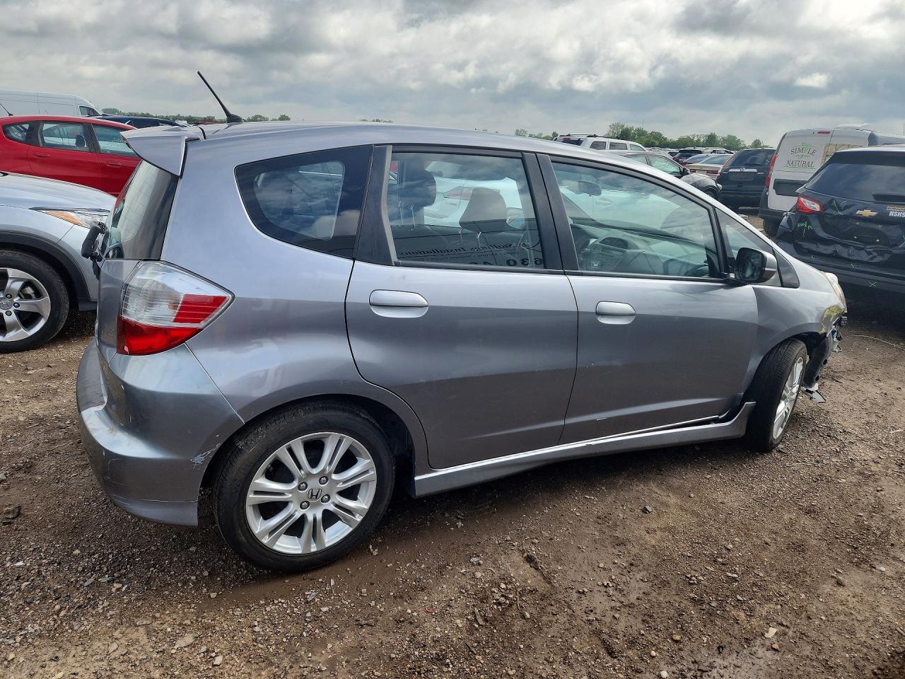 2009 Honda Fit Sport Silver vin: JHMGE88429S012091