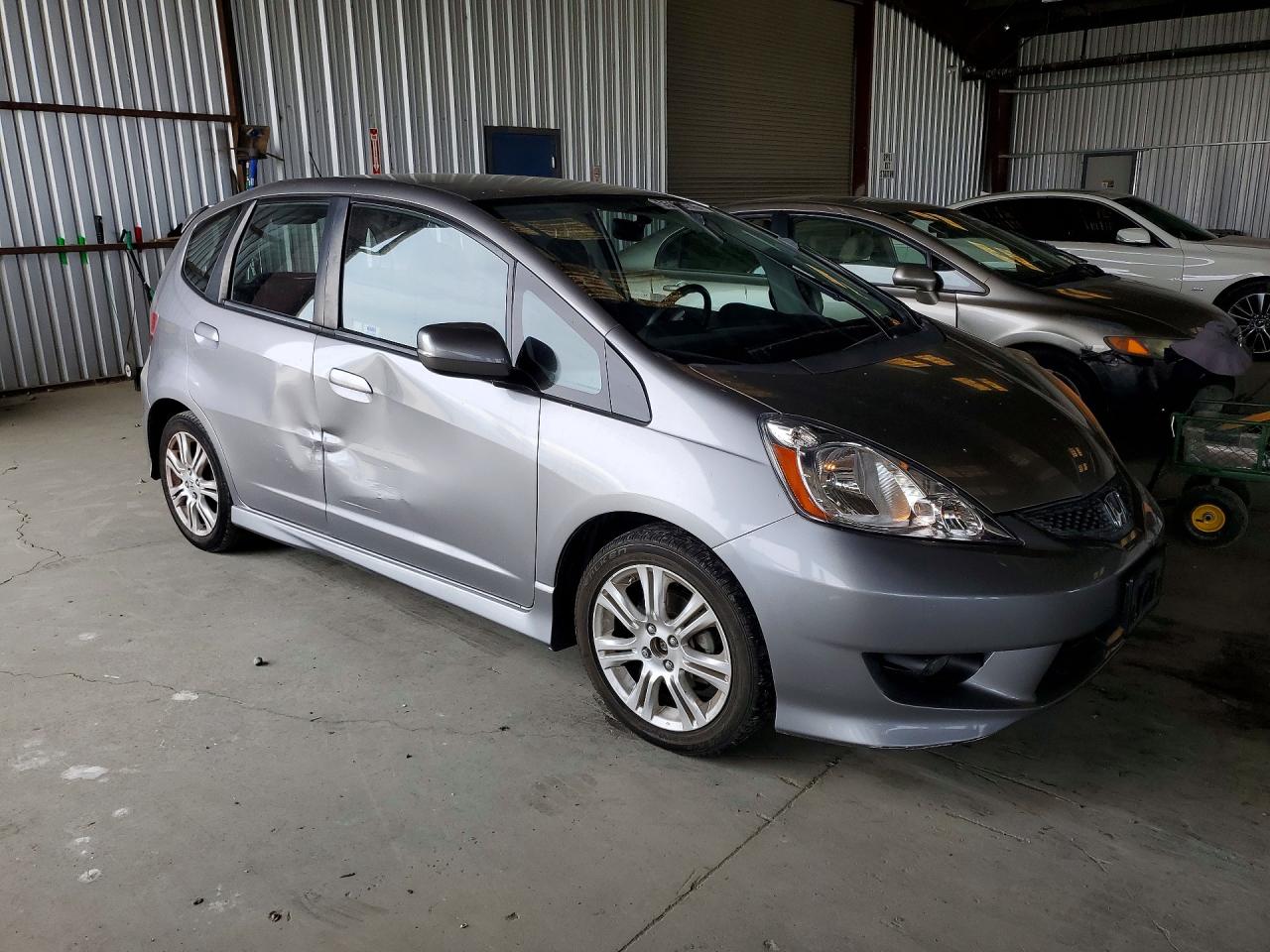 2009 Honda Fit Sport Gray vin: JHMGE88429S012446