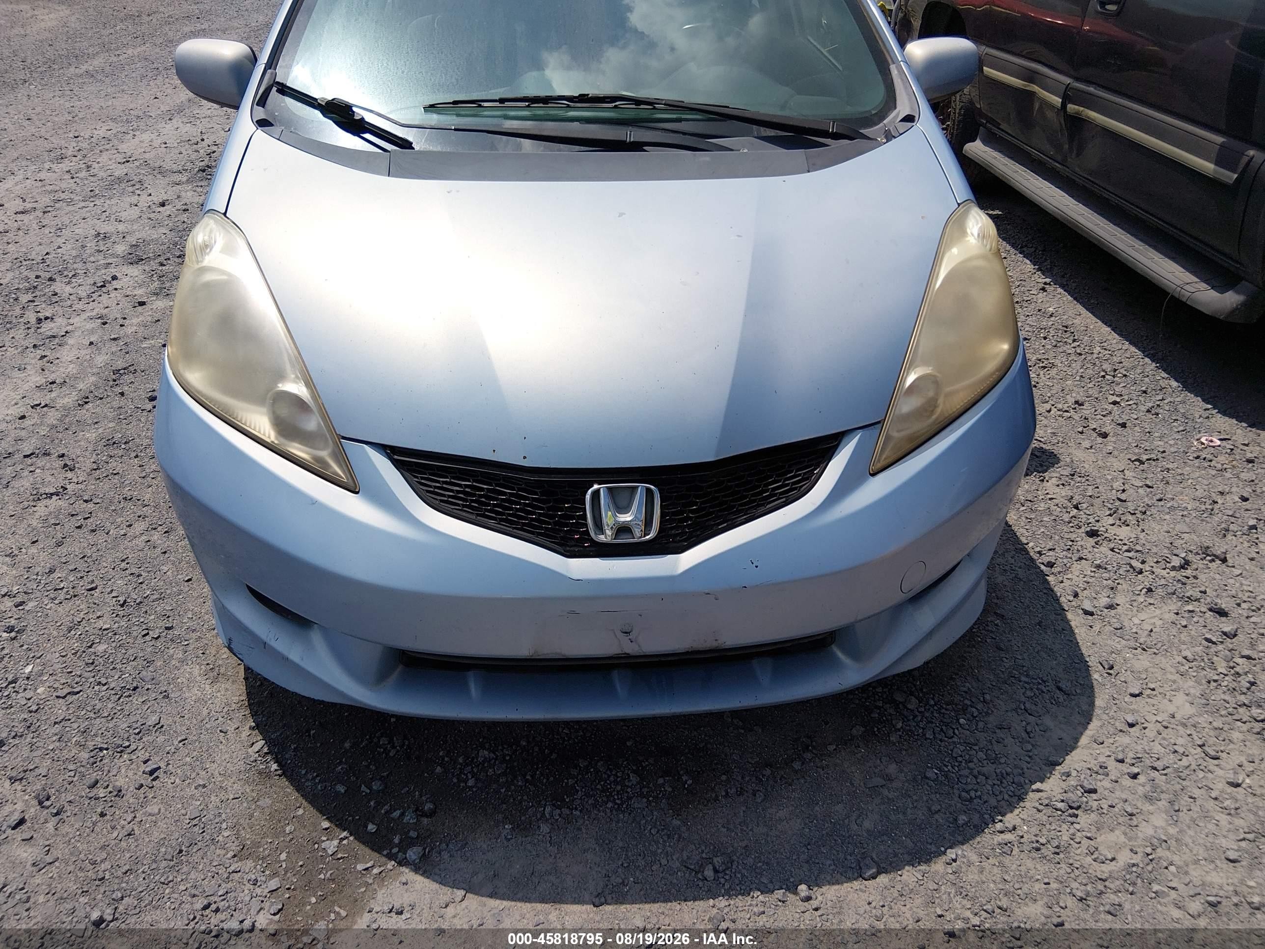 2009 Honda Fit Sport Light Blue vin: JHMGE88429S017971