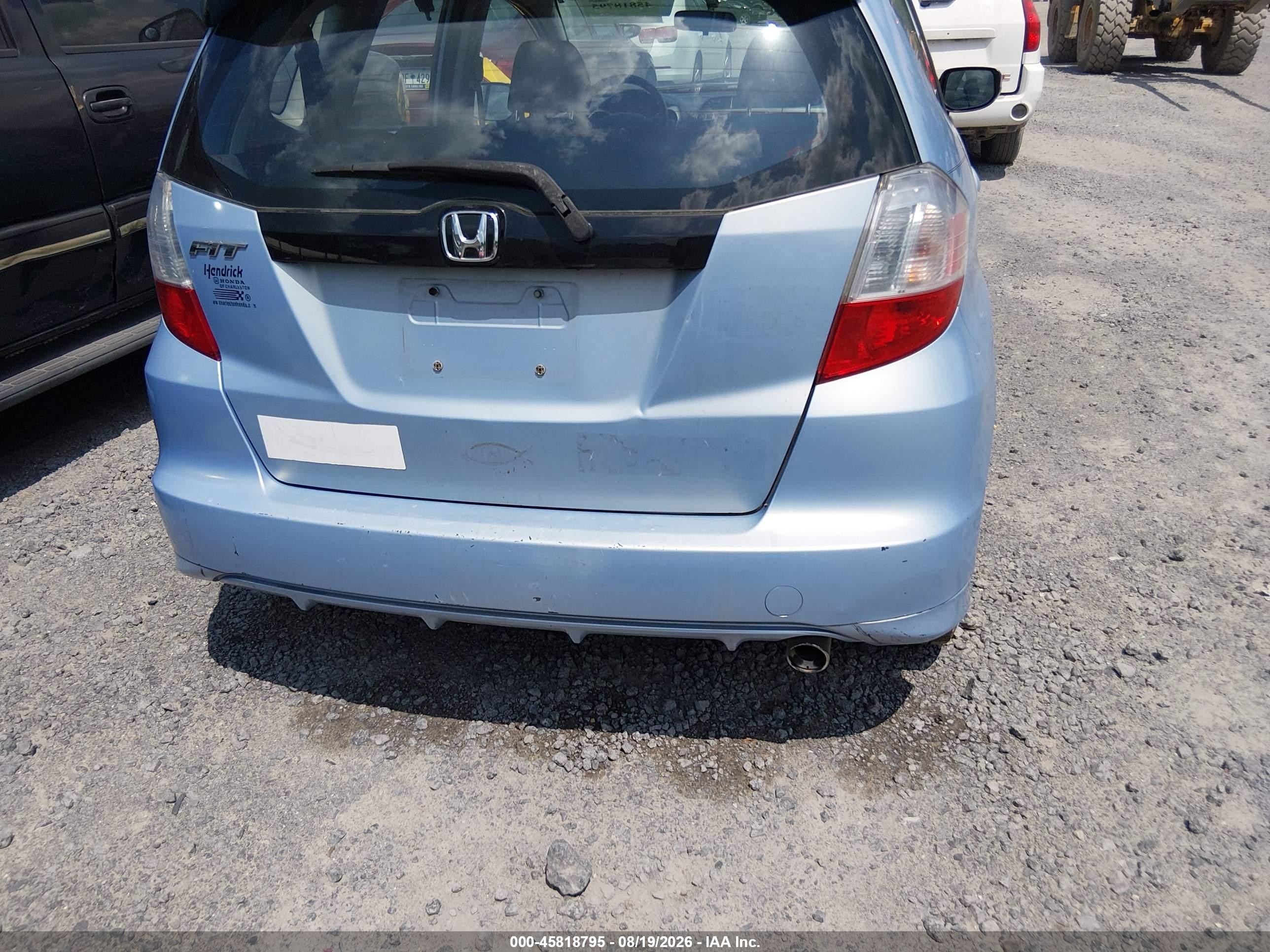 2009 Honda Fit Sport Light Blue vin: JHMGE88429S017971