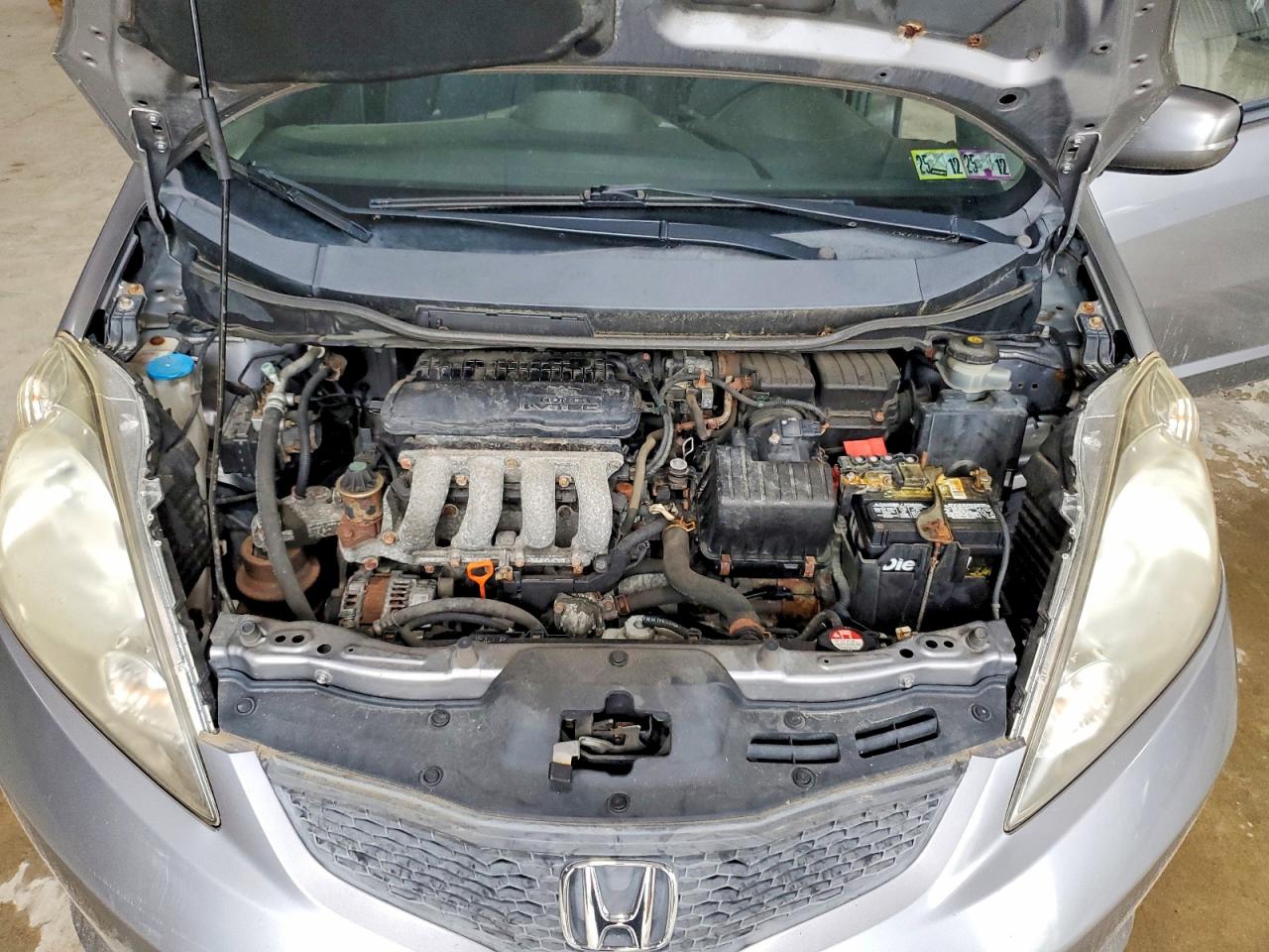 2009 Honda Fit Sport Gray vin: JHMGE88429S018375