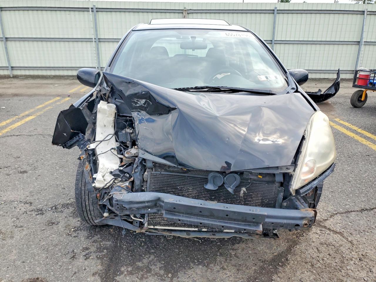 2009 Honda Fit Sport Black vin: JHMGE88429S027724