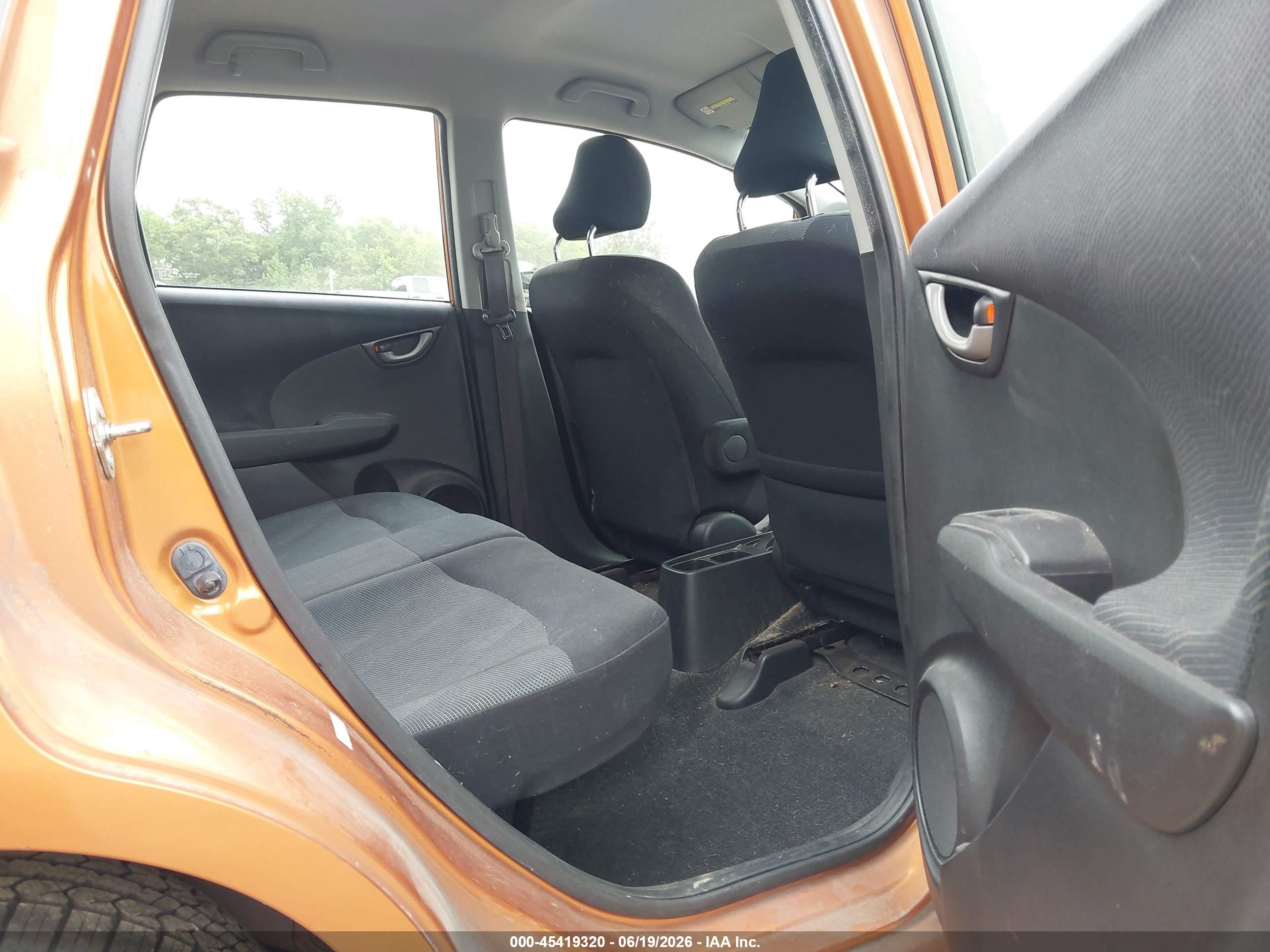 2009 Honda Fit Sport Orange vin: JHMGE88429S033684