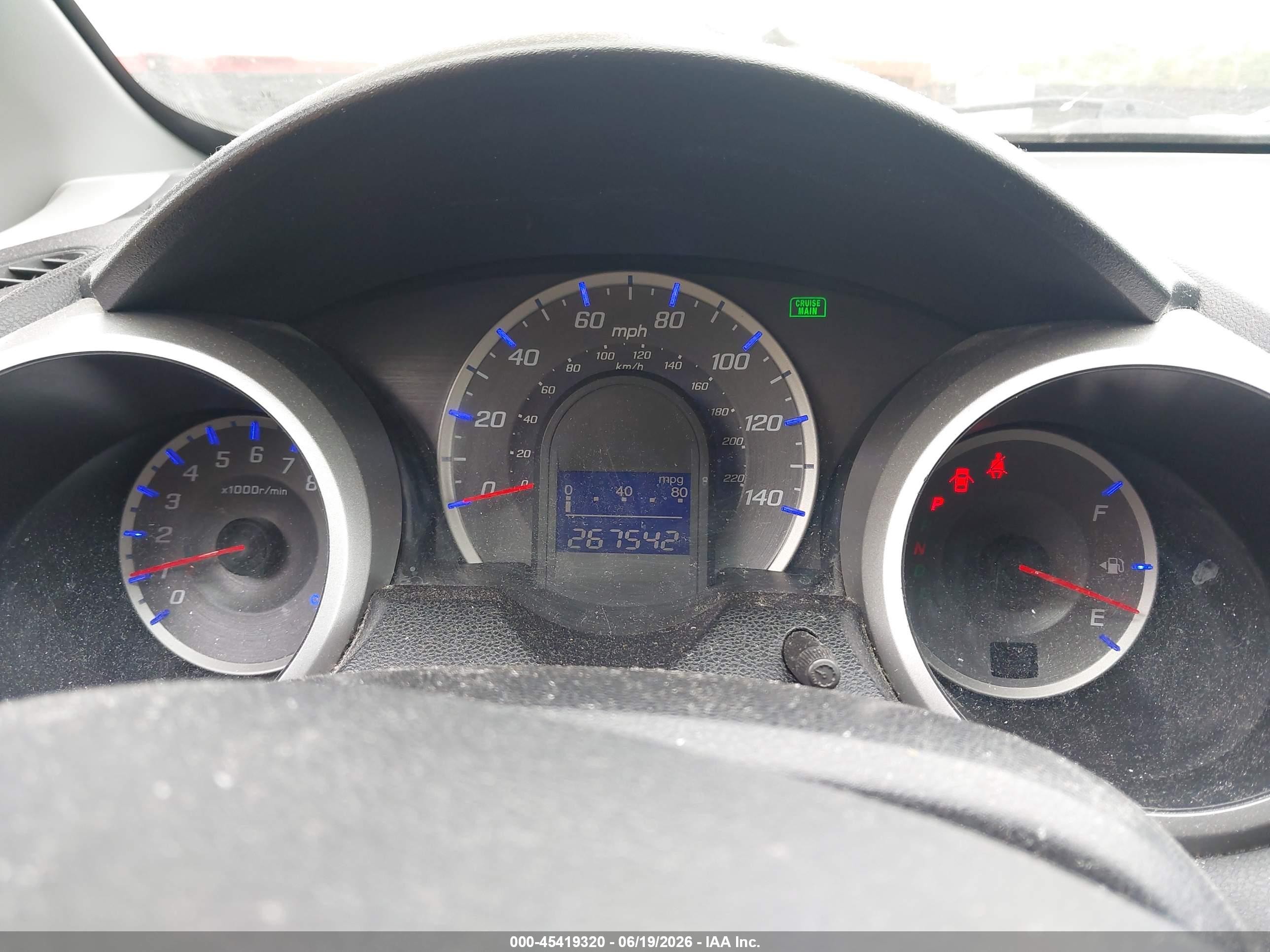 2009 Honda Fit Sport Orange vin: JHMGE88429S033684