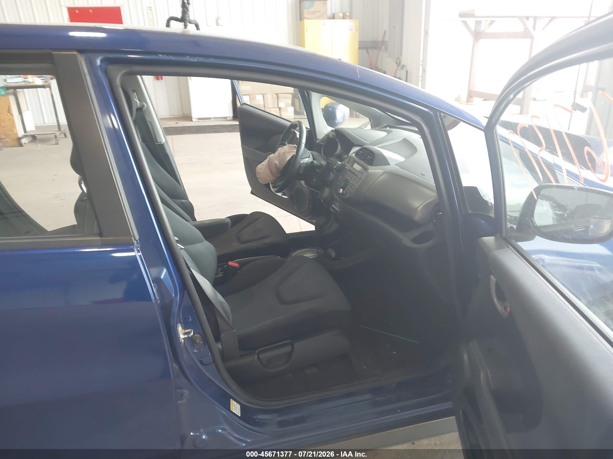 2009 Honda Fit Sport Синий vin: JHMGE88429S034382