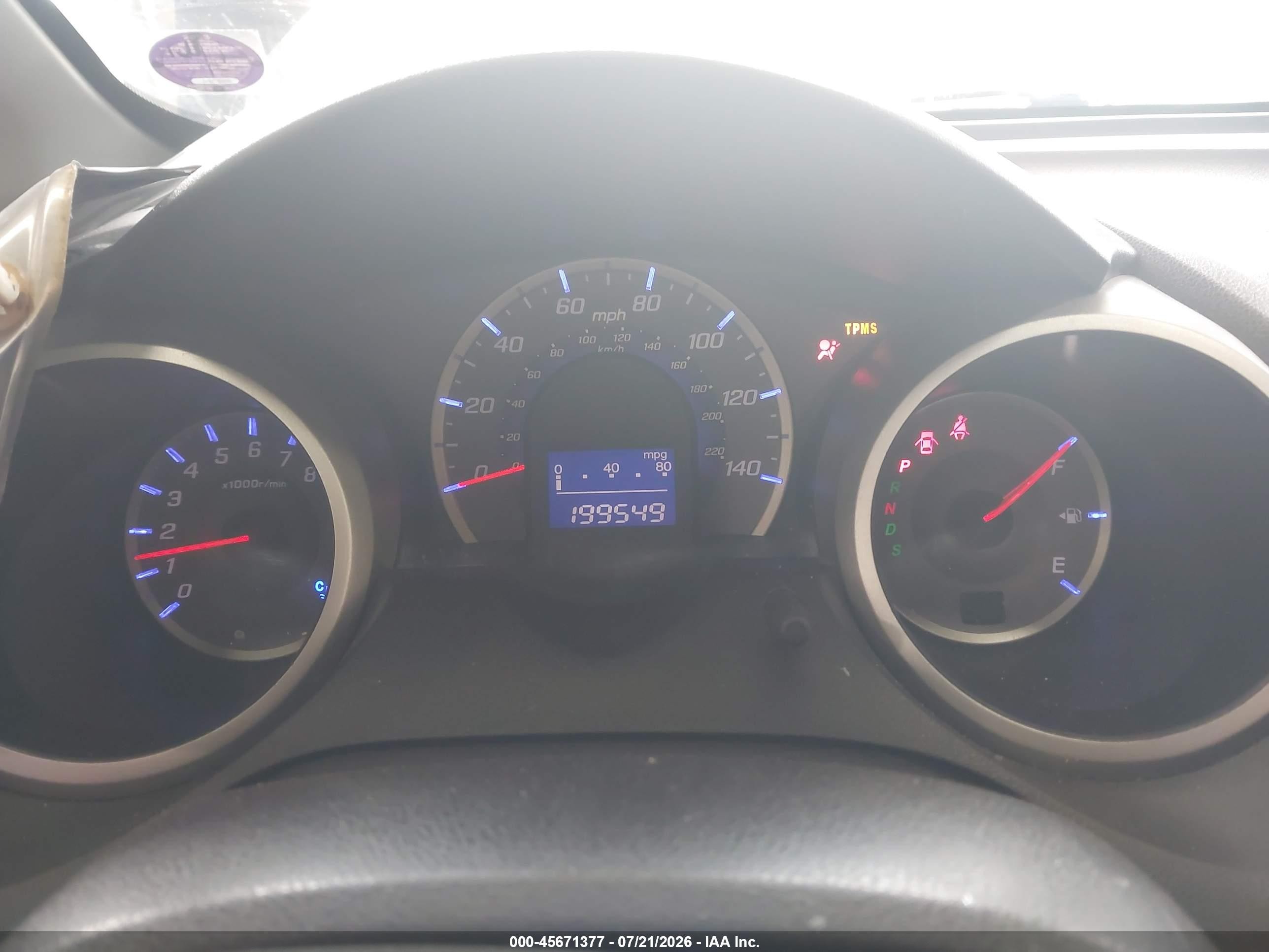 2009 Honda Fit Sport Синий vin: JHMGE88429S034382