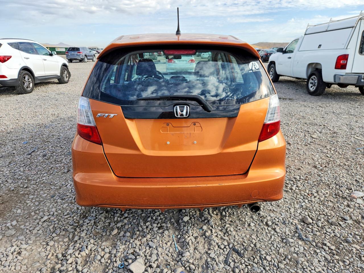 2009 Honda Fit Sport Orange vin: JHMGE88429S058343