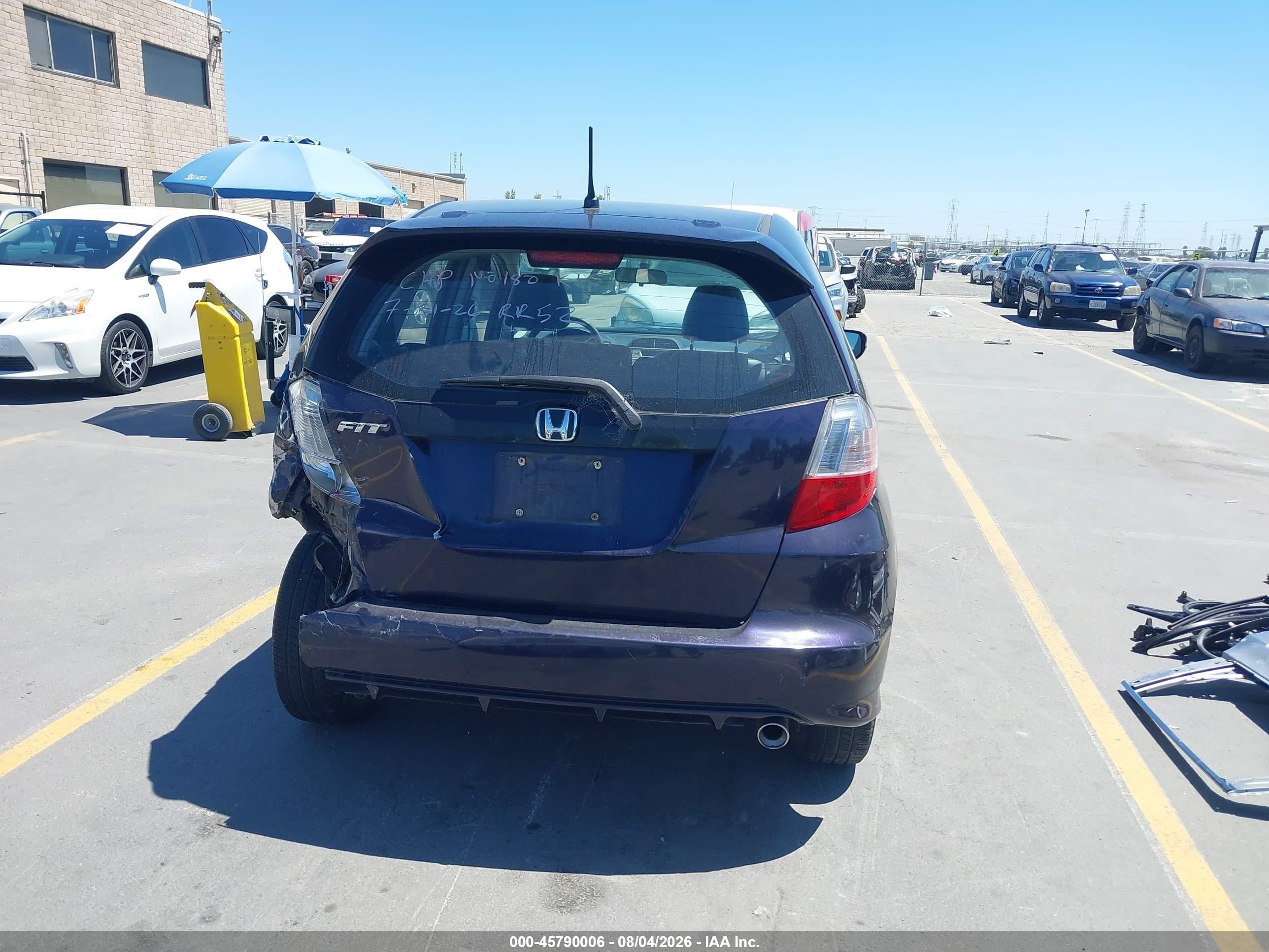 2009 Honda Fit Sport Purple vin: JHMGE88429S063526