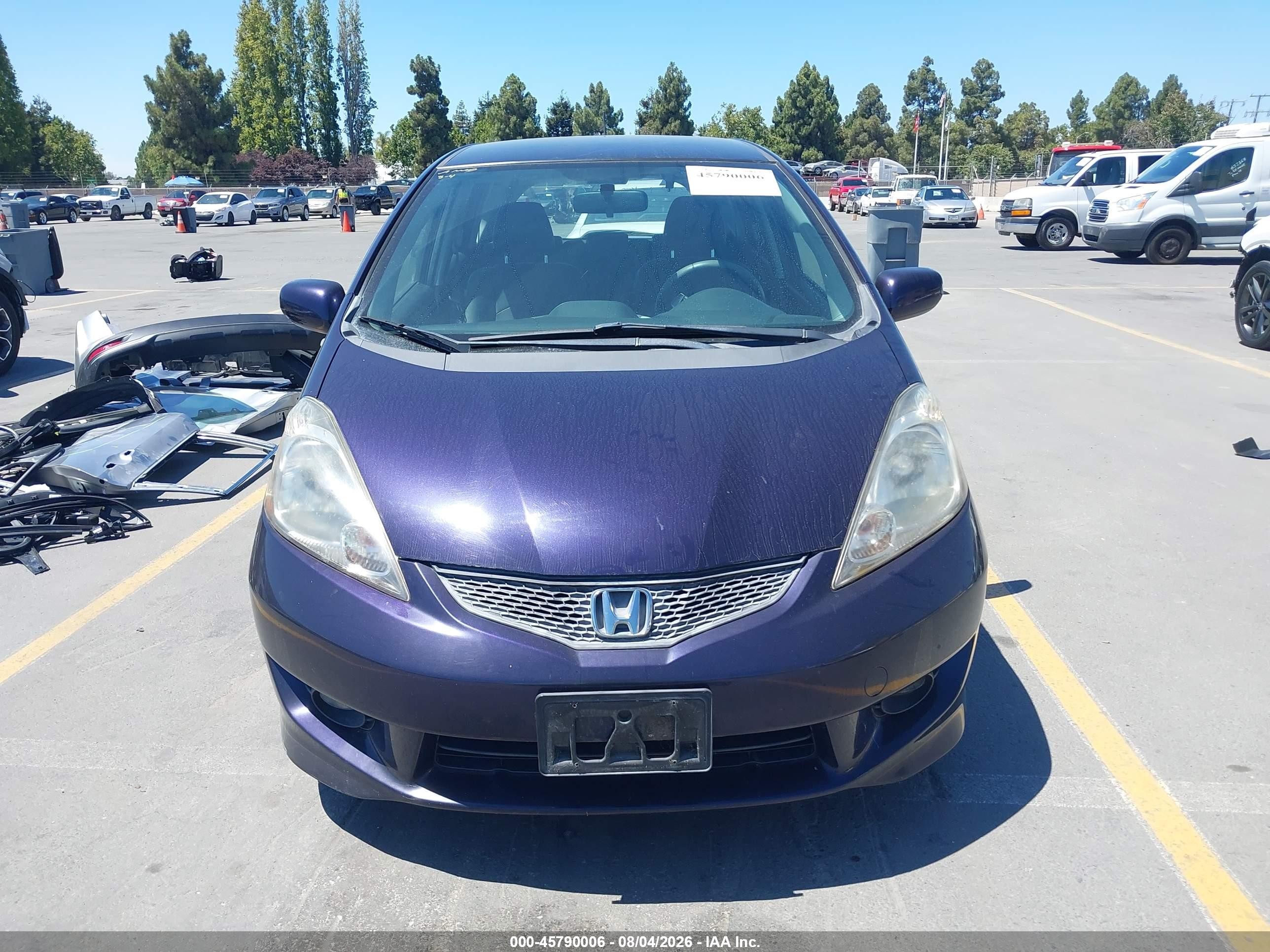 2009 Honda Fit Sport Purple vin: JHMGE88429S063526