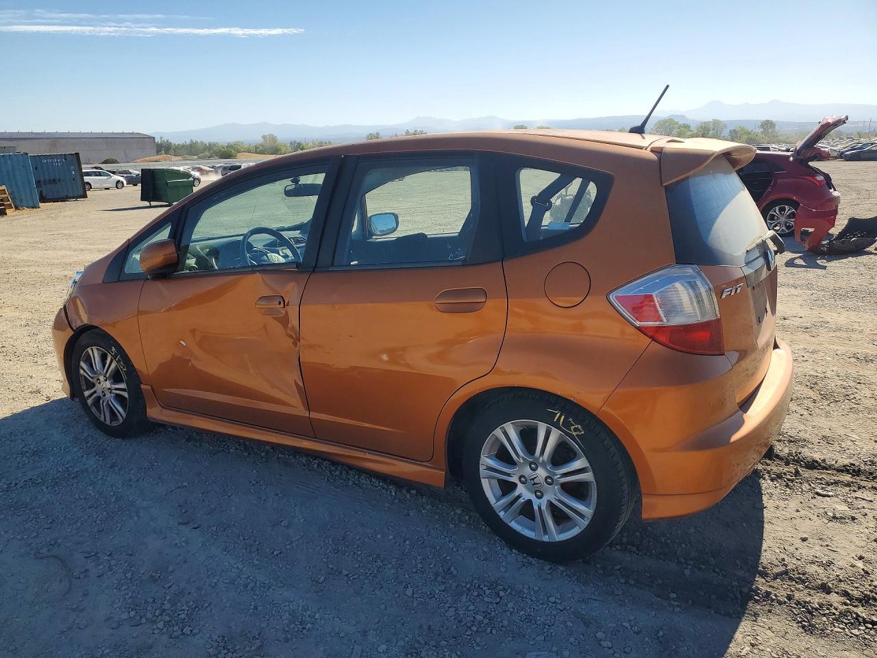 2009 Honda Fit Sport Orange vin: JHMGE88429S066409