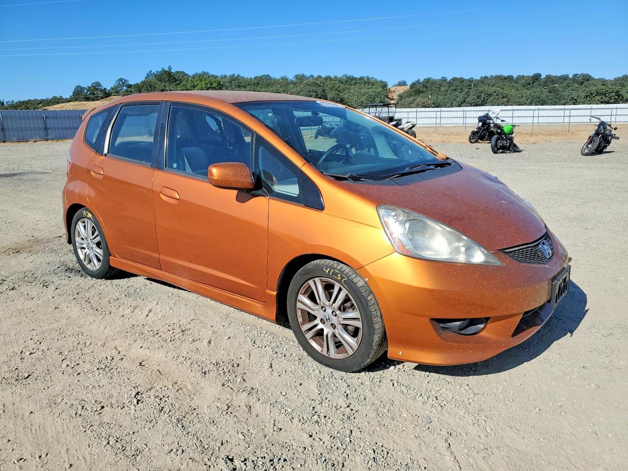 2009 Honda Fit Sport Orange vin: JHMGE88429S066409