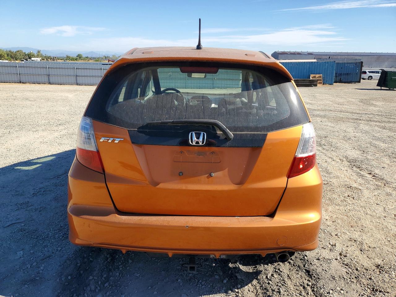 2009 Honda Fit Sport Orange vin: JHMGE88429S066409