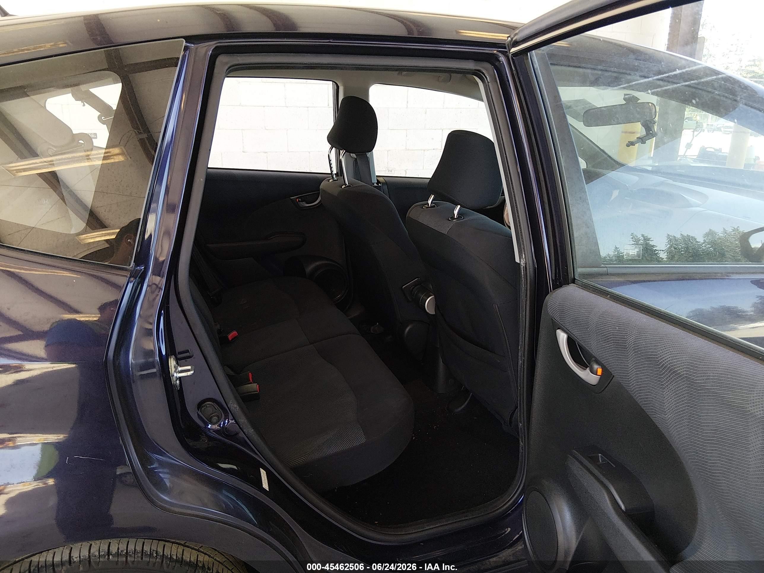 2009 Honda Fit Sport Blue vin: JHMGE88429S075093