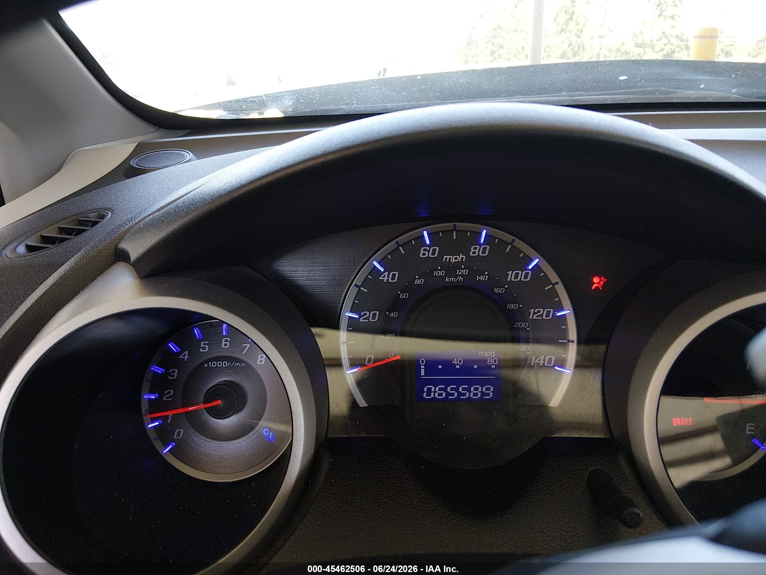 2009 Honda Fit Sport Blue vin: JHMGE88429S075093