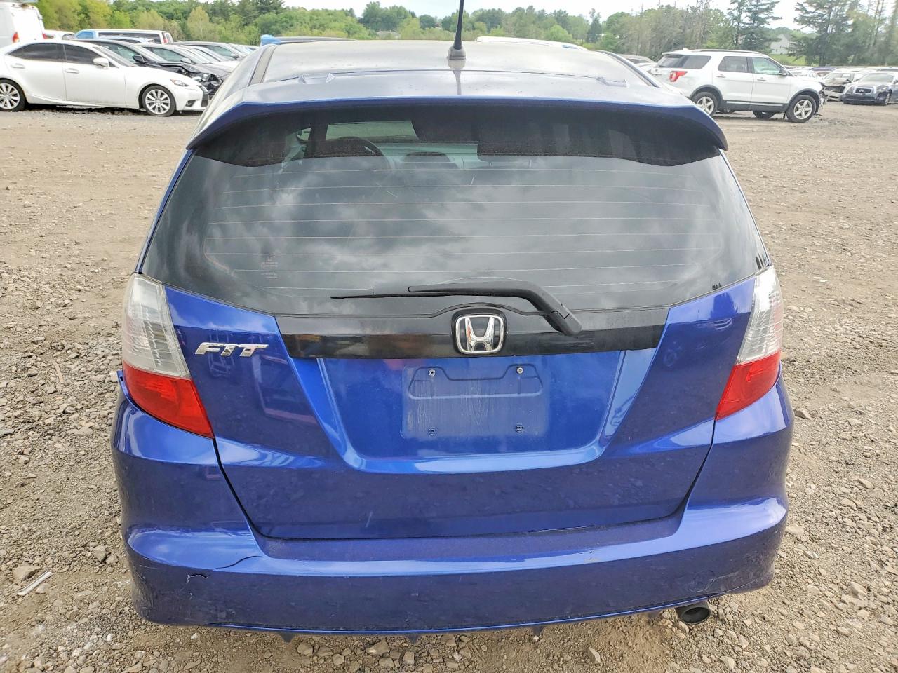 2009 Honda Fit Sport Blue vin: JHMGE88439C005810