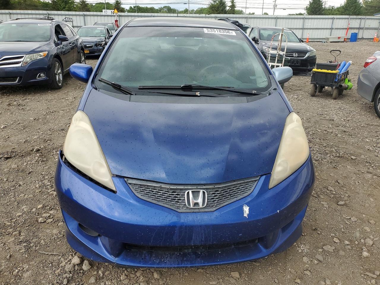 2009 Honda Fit Sport Blue vin: JHMGE88439C005810