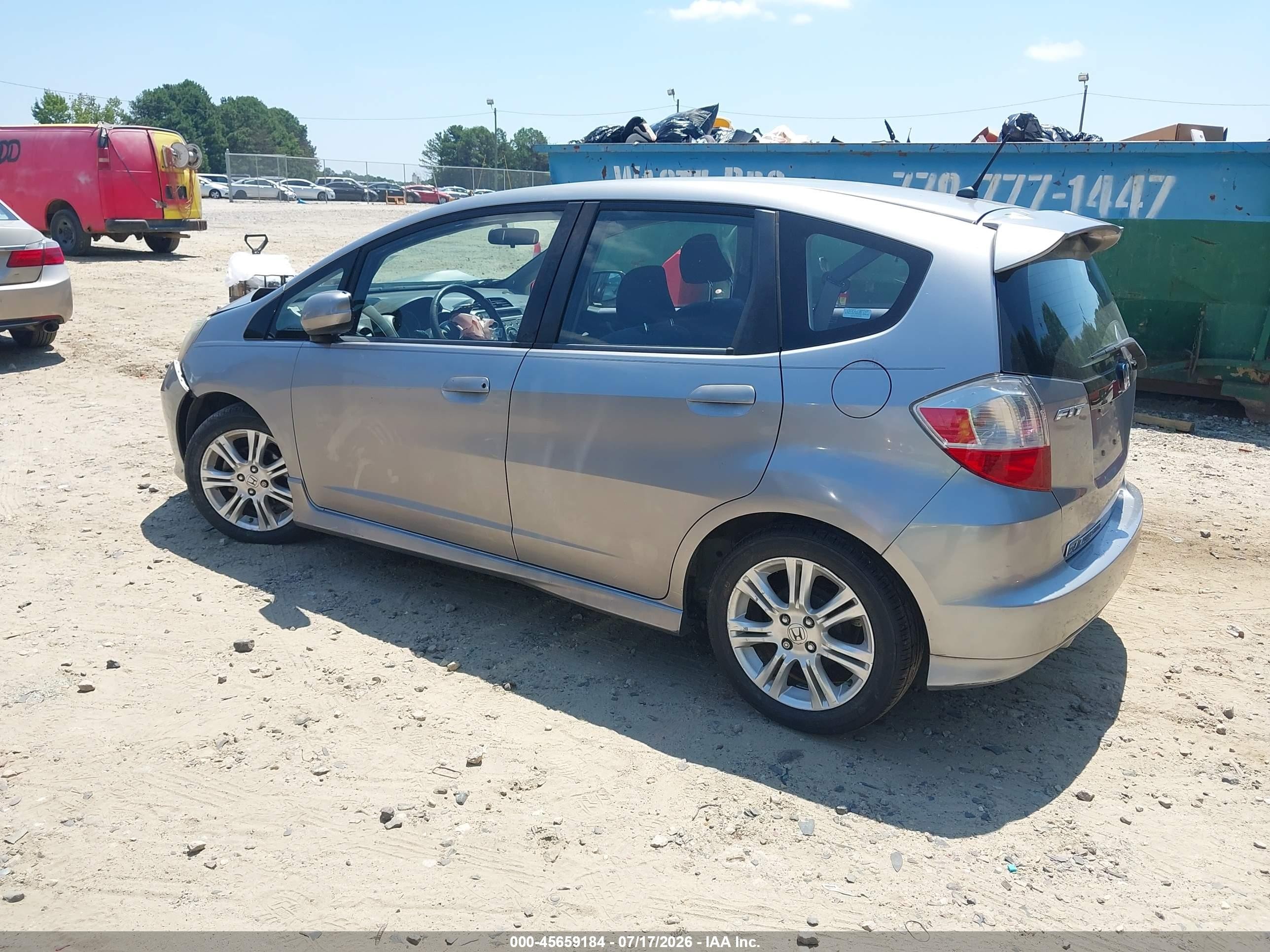 2009 Honda Fit Sport Silver vin: JHMGE88439S002962