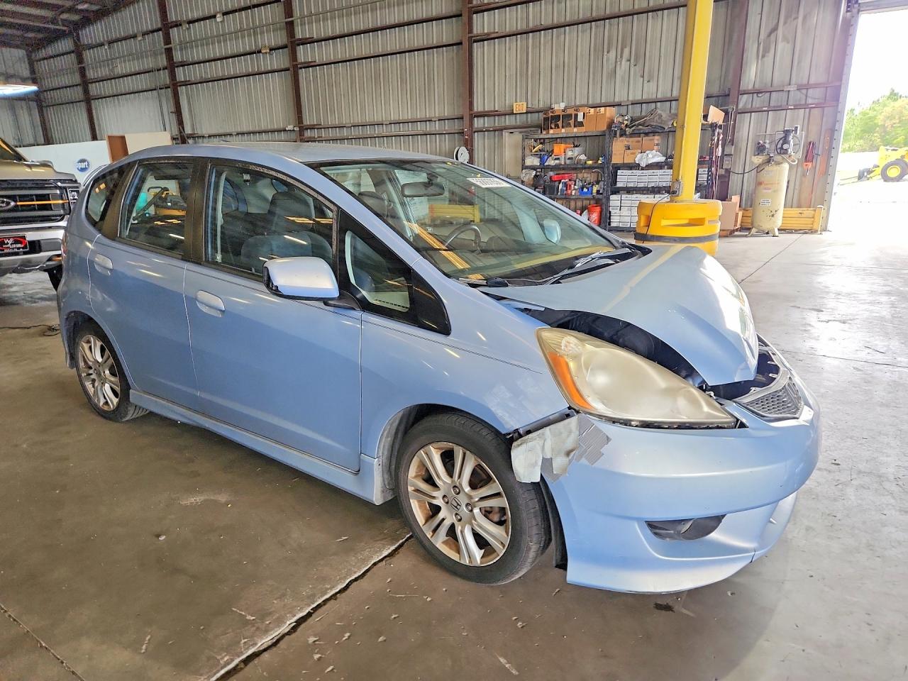 2009 Honda Fit Sport Blue vin: JHMGE88439S007627
