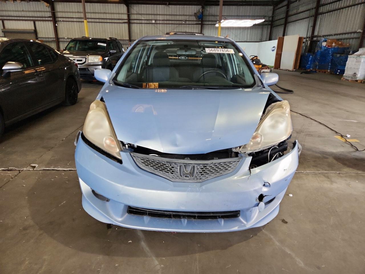 2009 Honda Fit Sport Blue vin: JHMGE88439S007627