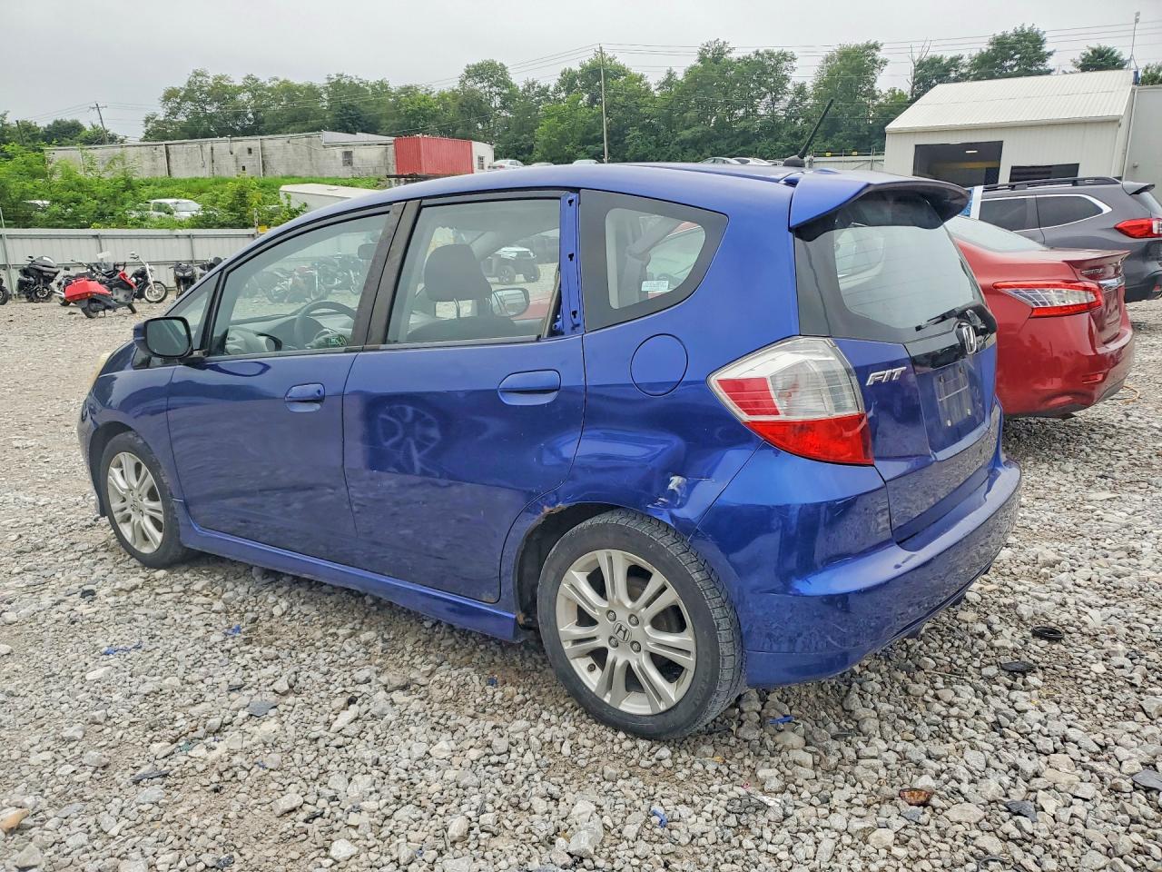 2009 Honda Fit Sport Blue vin: JHMGE88439S007840