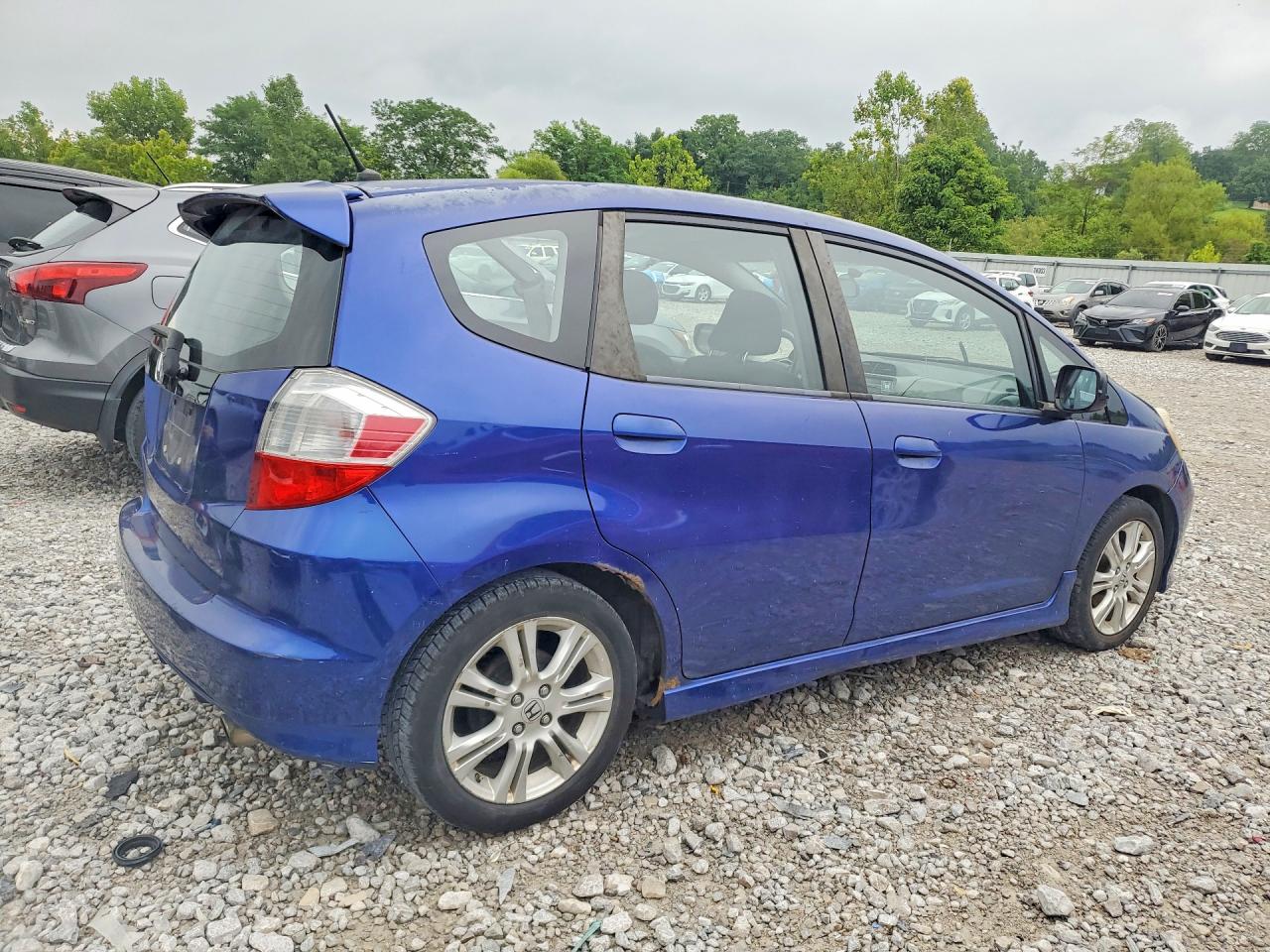 2009 Honda Fit Sport Blue vin: JHMGE88439S007840