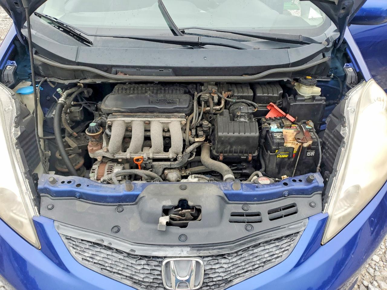 2009 Honda Fit Sport Blue vin: JHMGE88439S007840