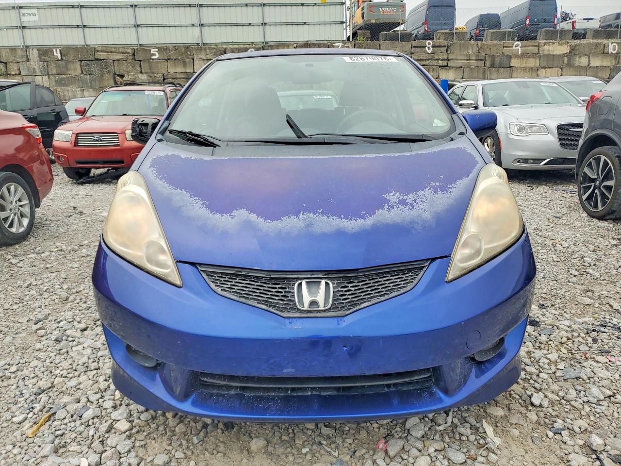 2009 Honda Fit Sport Blue vin: JHMGE88439S007840