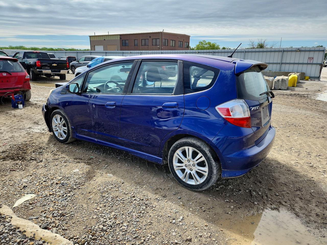 2009 Honda Fit Sport Blue vin: JHMGE88439S013301