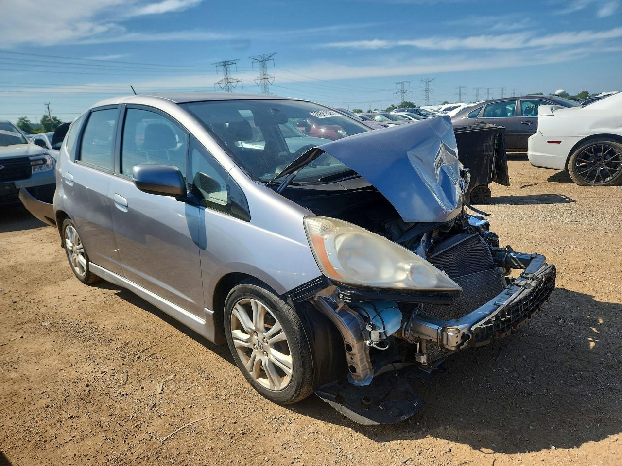 2009 Honda Fit Sport Серебряный vin: JHMGE88439S048274