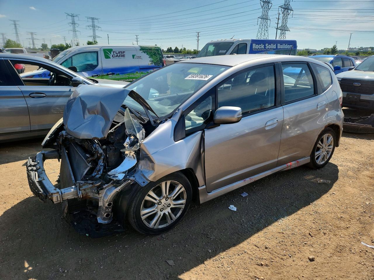 2009 Honda Fit Sport Серебряный vin: JHMGE88439S048274