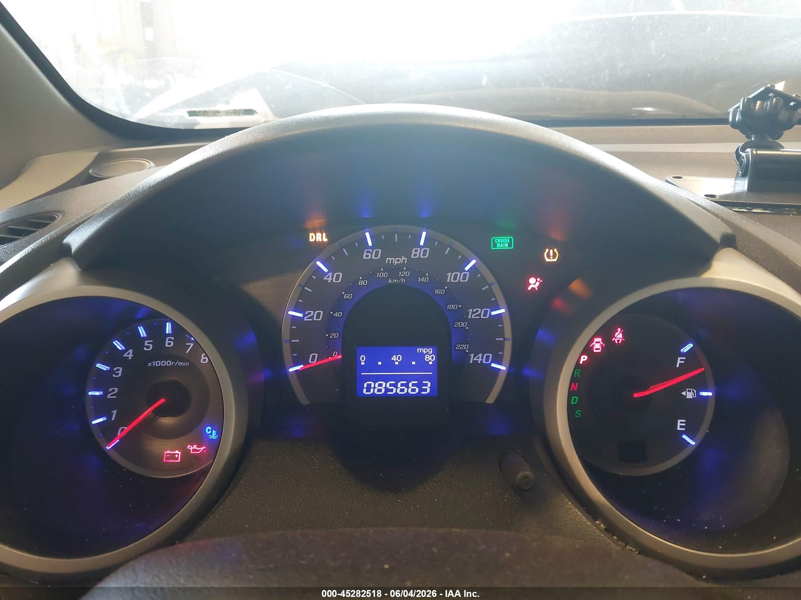 2009 Honda Fit Sport Blue vin: JHMGE88439S049053