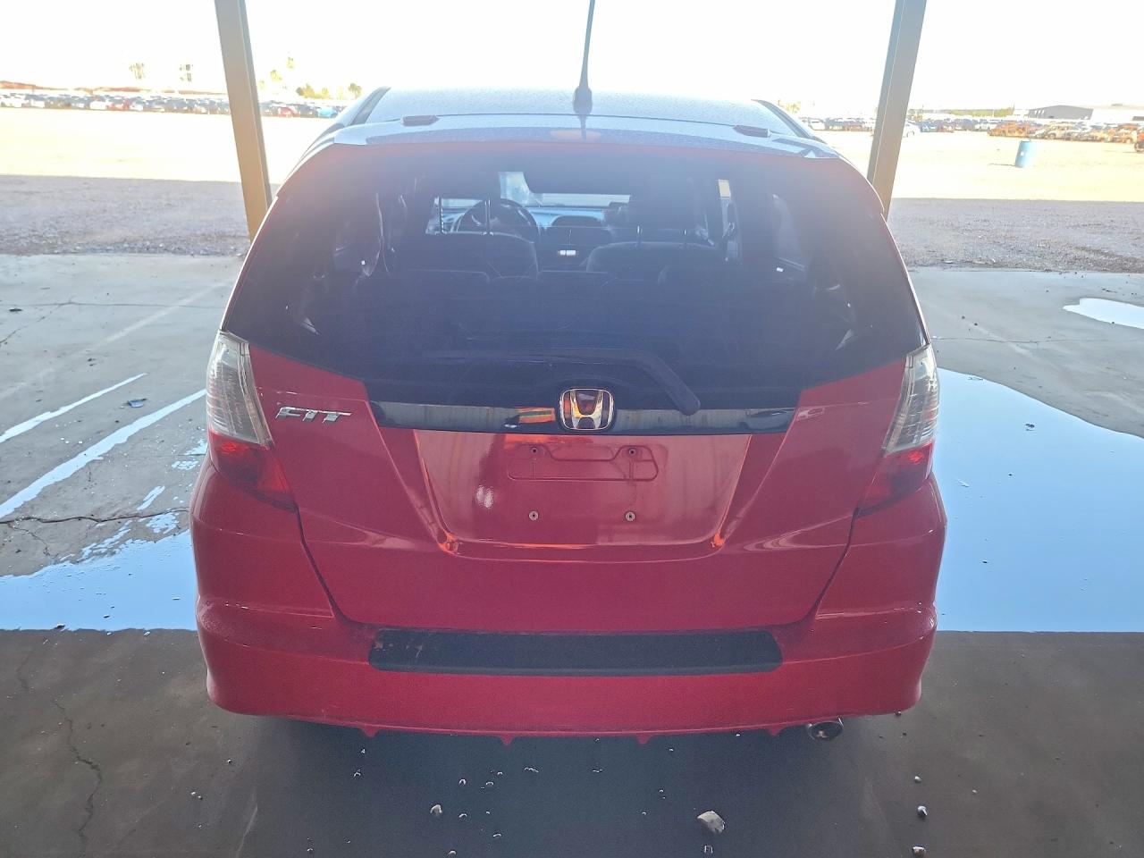 2009 Honda Fit Sport Красный vin: JHMGE88439S065978