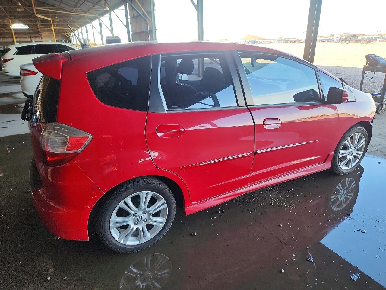 2009 Honda Fit Sport Красный vin: JHMGE88439S065978