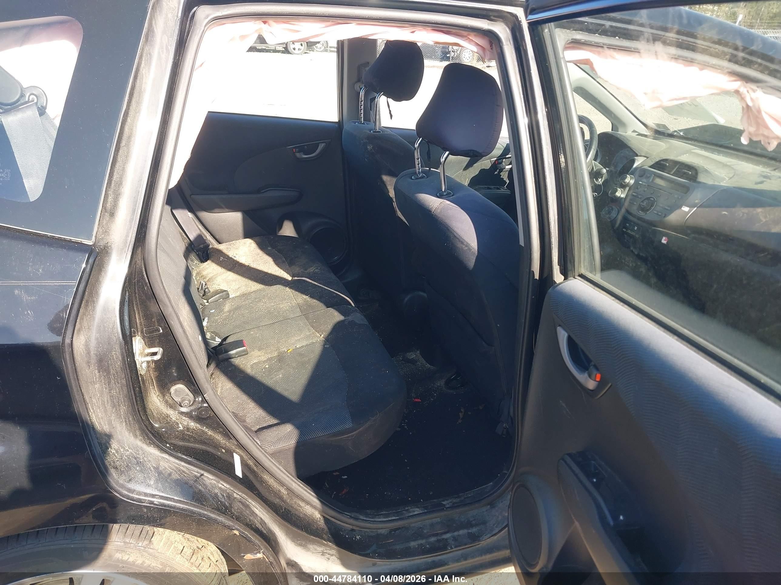 2009 Honda Fit Sport Черный vin: JHMGE88439S067598