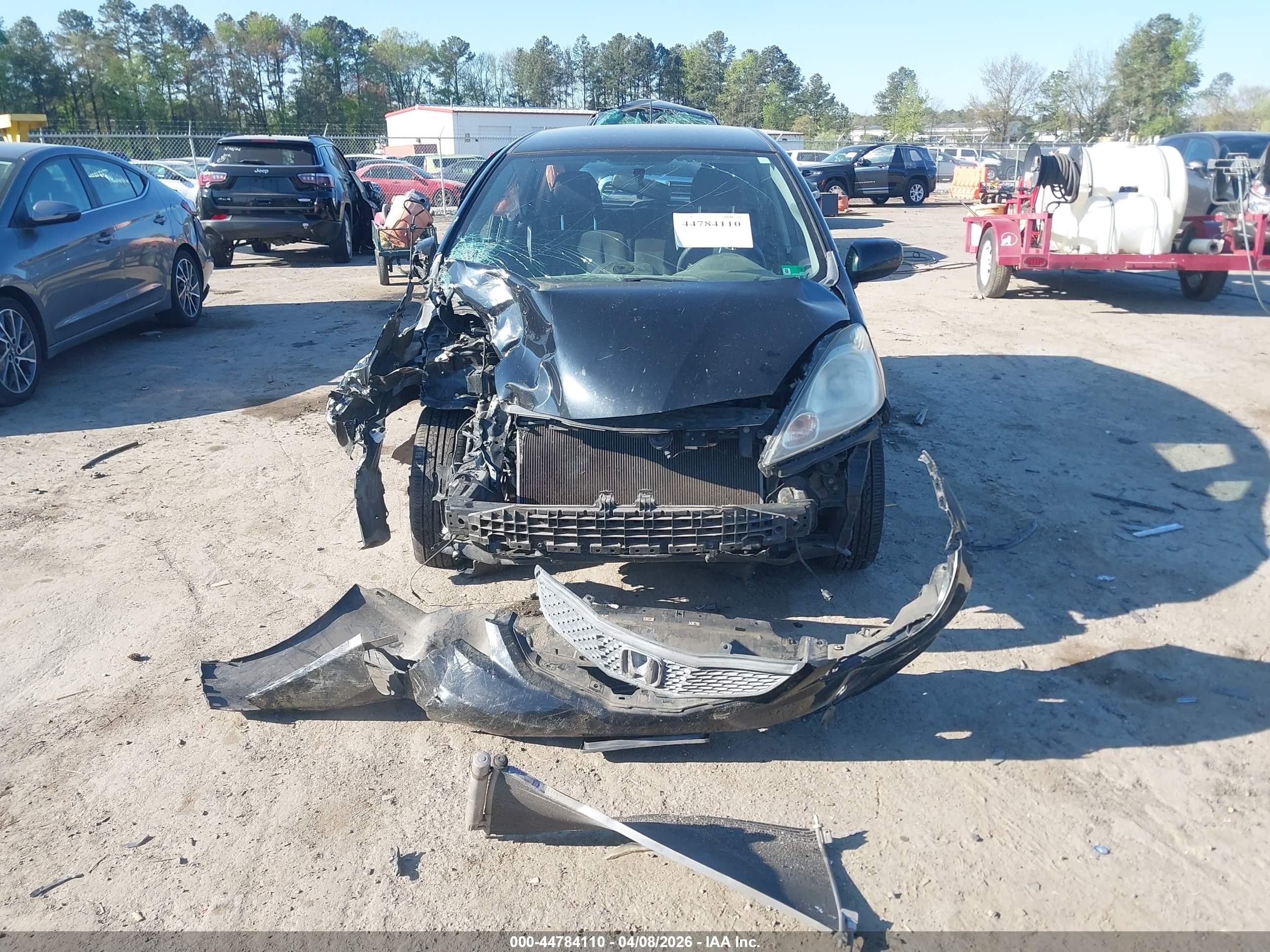 2009 Honda Fit Sport Черный vin: JHMGE88439S067598