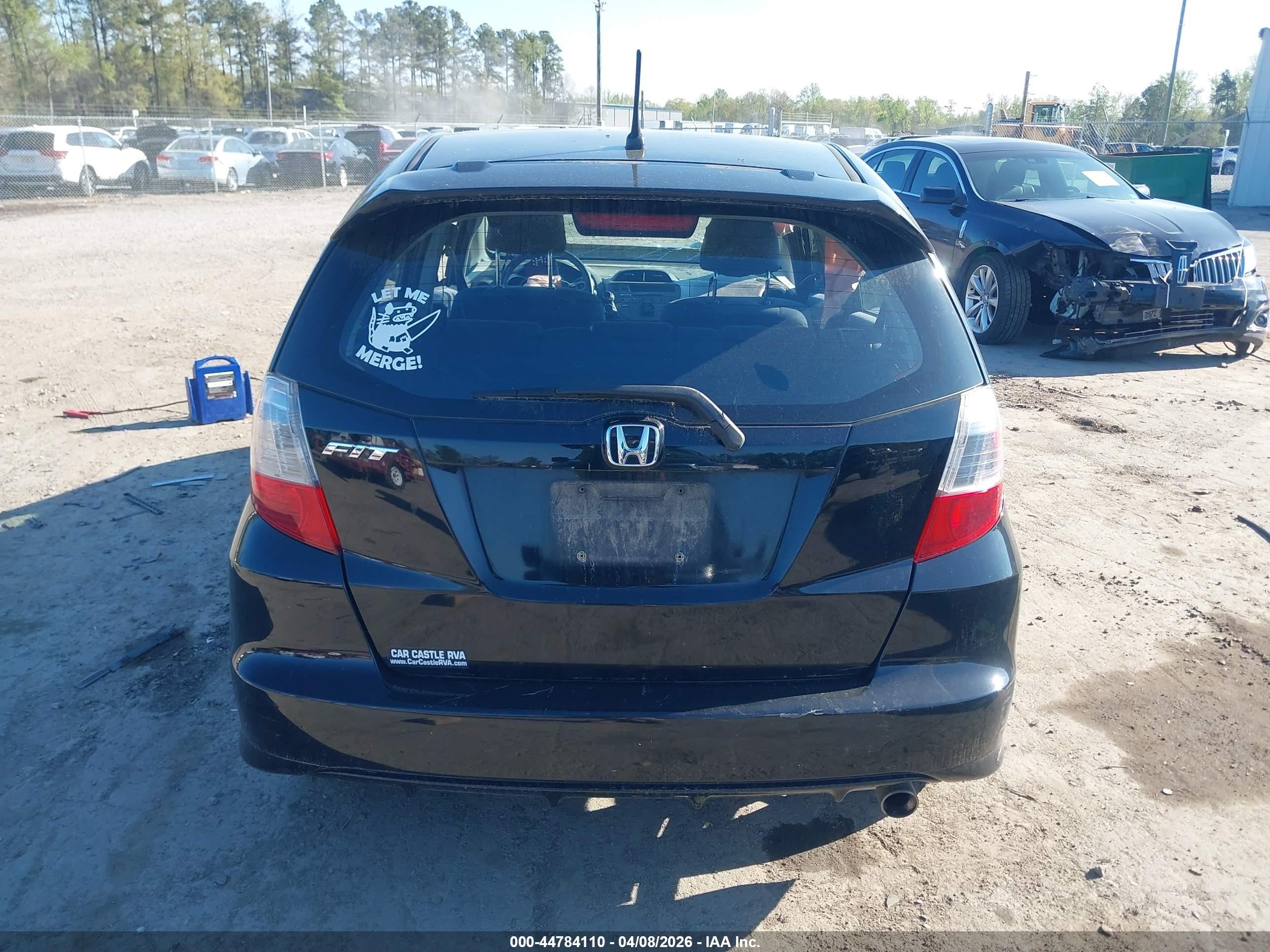 2009 Honda Fit Sport Черный vin: JHMGE88439S067598