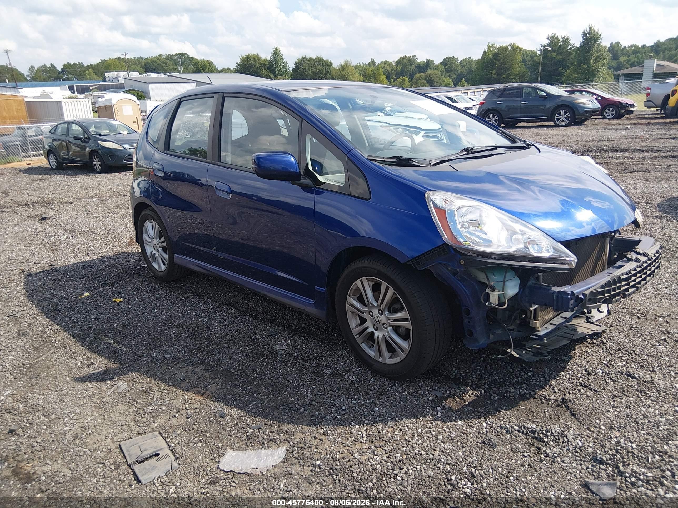 2009 Honda Fit Sport Blue vin: JHMGE88449S041964