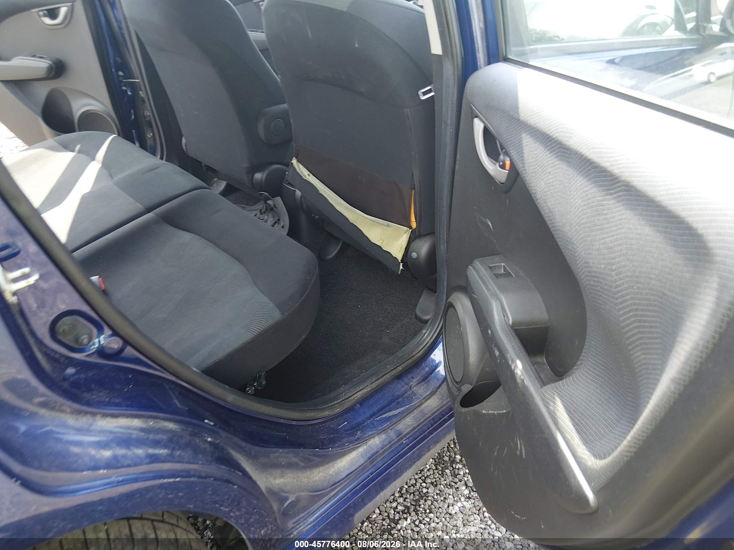 2009 Honda Fit Sport Blue vin: JHMGE88449S041964