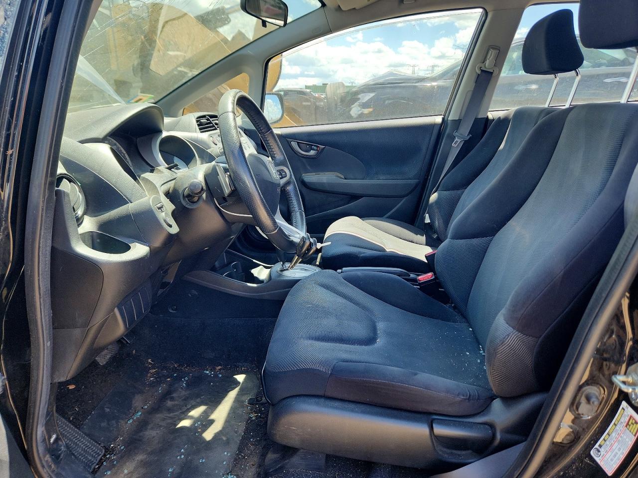 2009 Honda Fit Sport Черный vin: JHMGE88449S057436