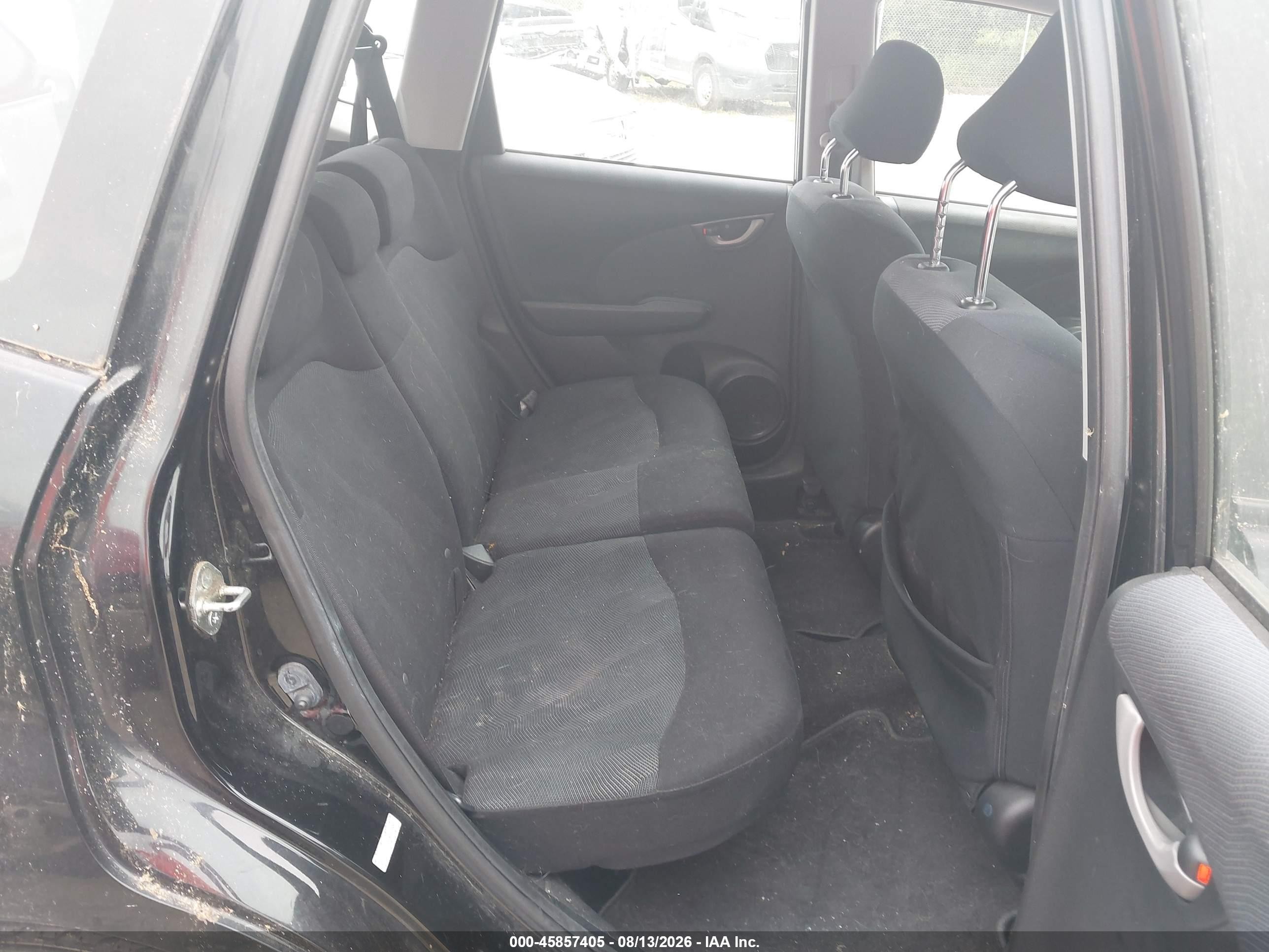 2009 Honda Fit Sport Black vin: JHMGE88459S010948