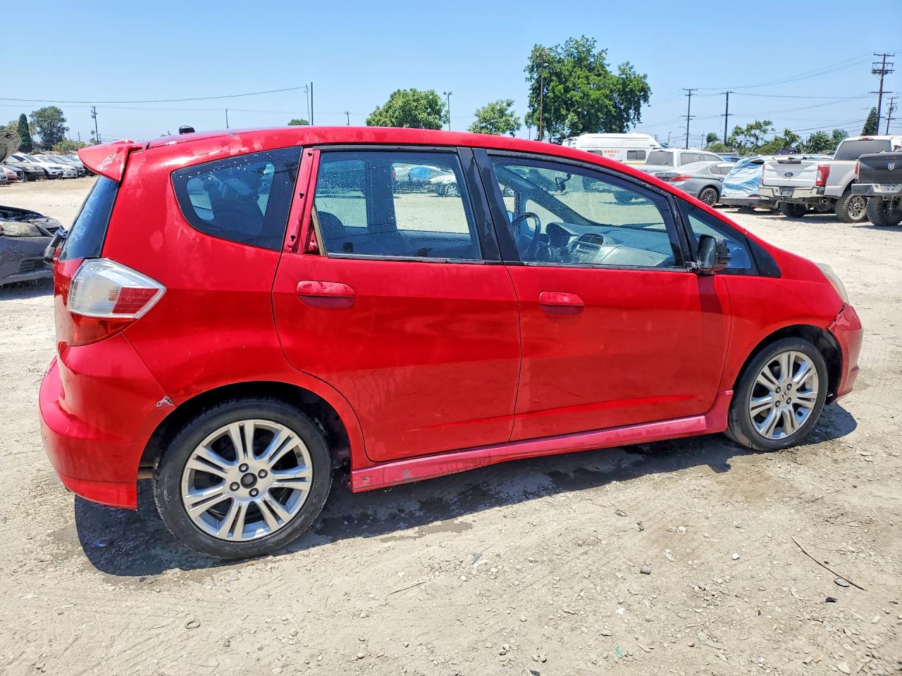 2009 Honda Fit Sport Red vin: JHMGE88459S011517