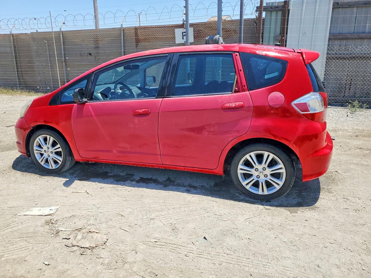 2009 Honda Fit Sport Red vin: JHMGE88459S011517