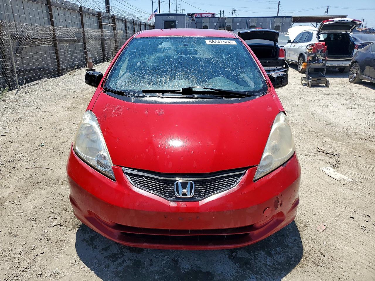 2009 Honda Fit Sport Red vin: JHMGE88459S011517