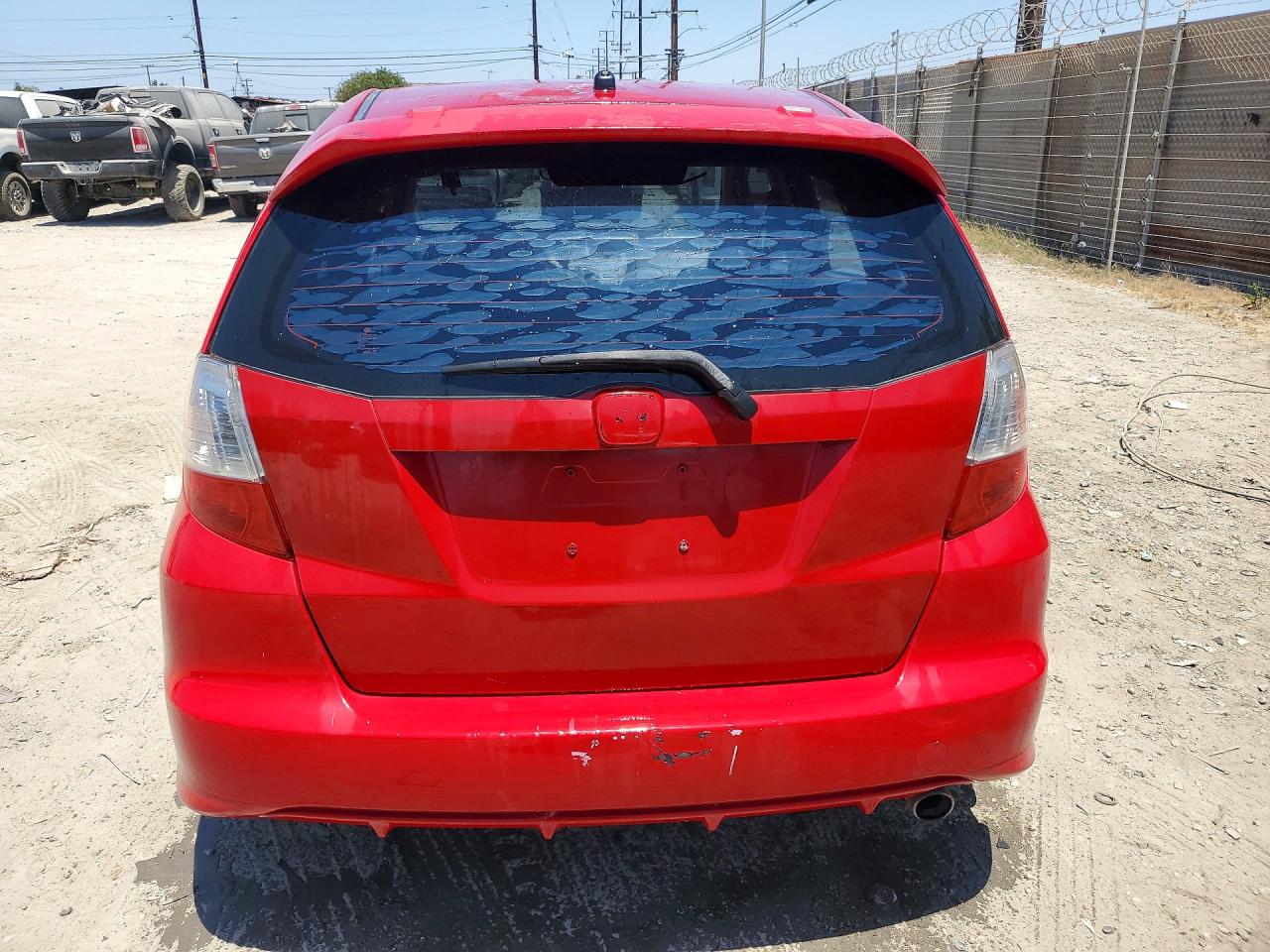 2009 Honda Fit Sport Red vin: JHMGE88459S011517