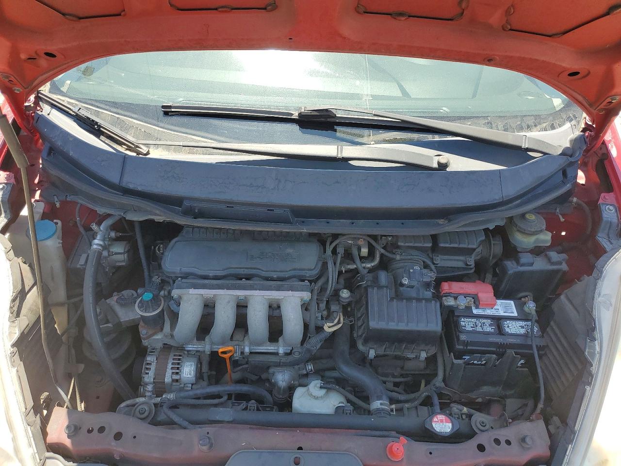 2009 Honda Fit Sport Red vin: JHMGE88459S011517