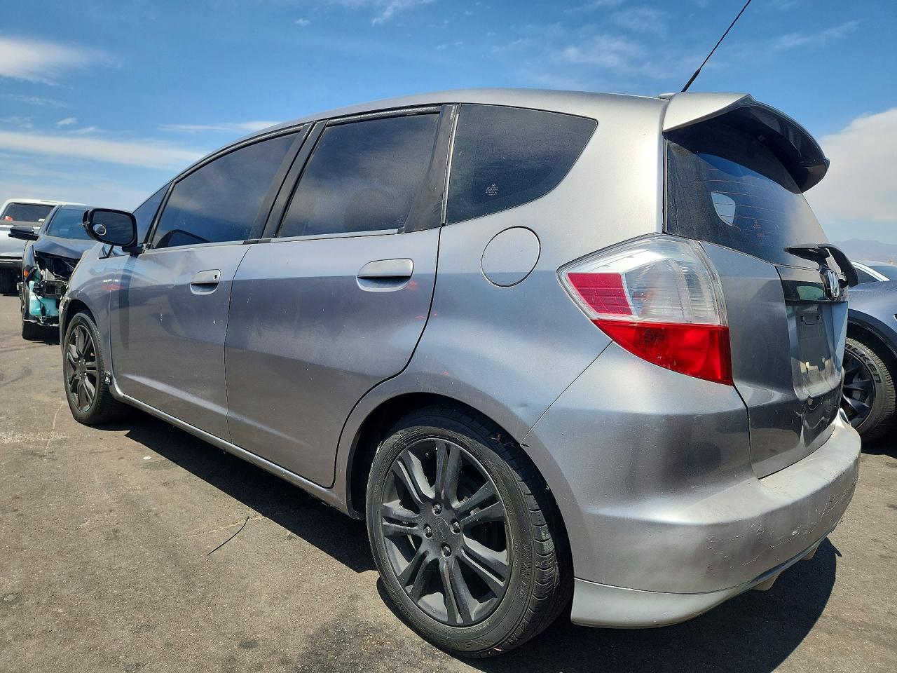 2009 Honda Fit Sport Gray vin: JHMGE88459S013719