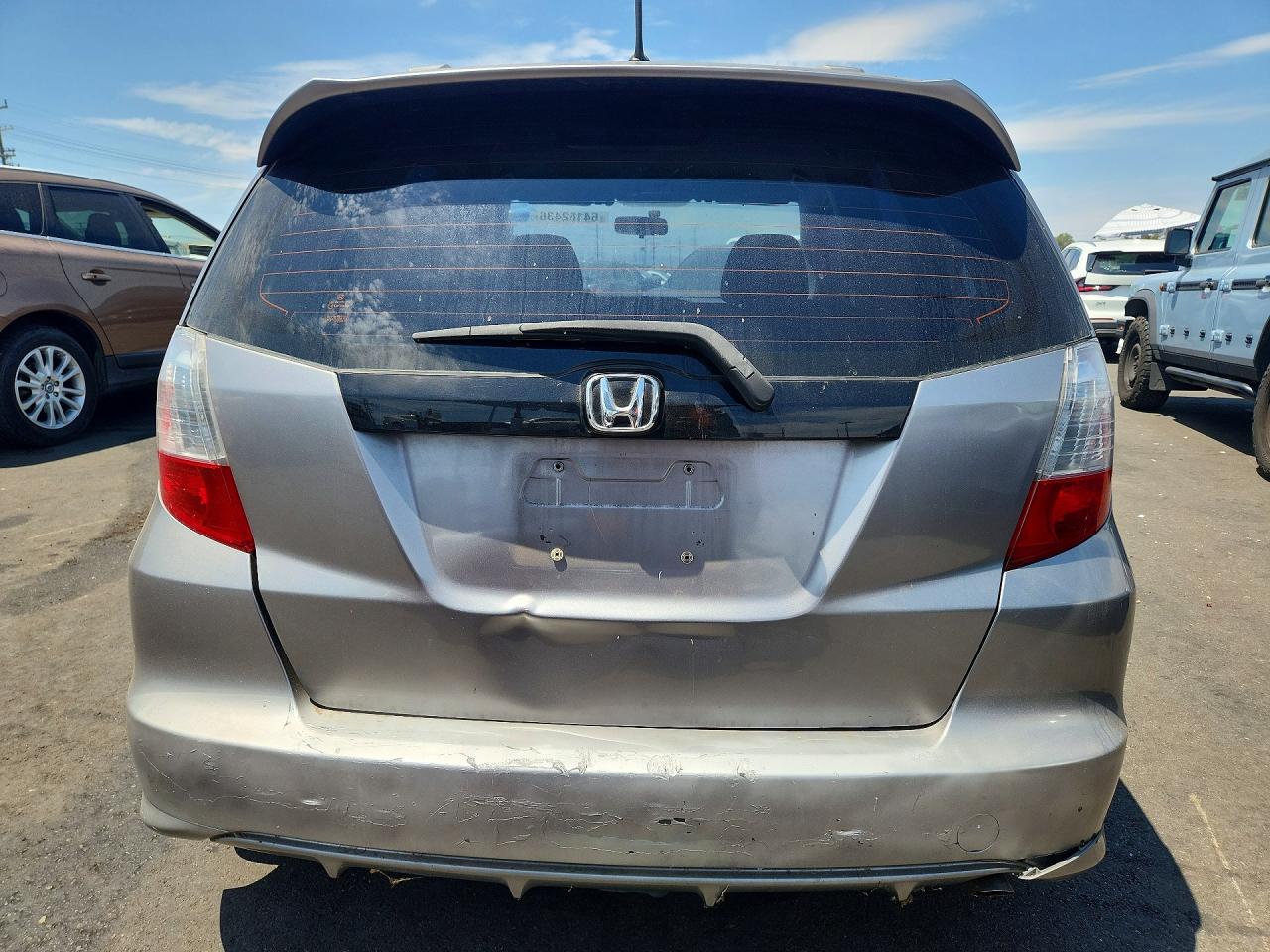 2009 Honda Fit Sport Gray vin: JHMGE88459S013719