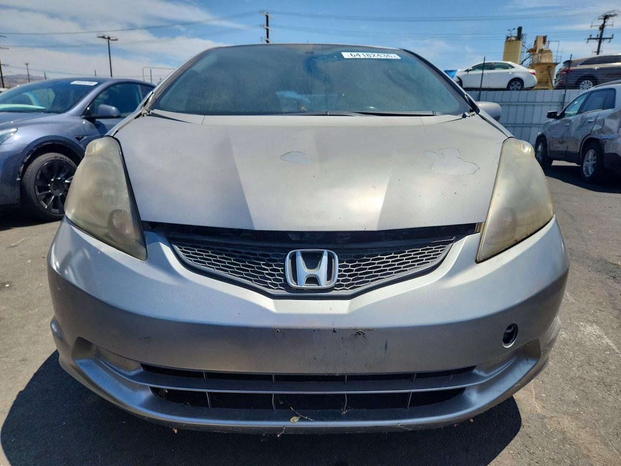 2009 Honda Fit Sport Gray vin: JHMGE88459S013719