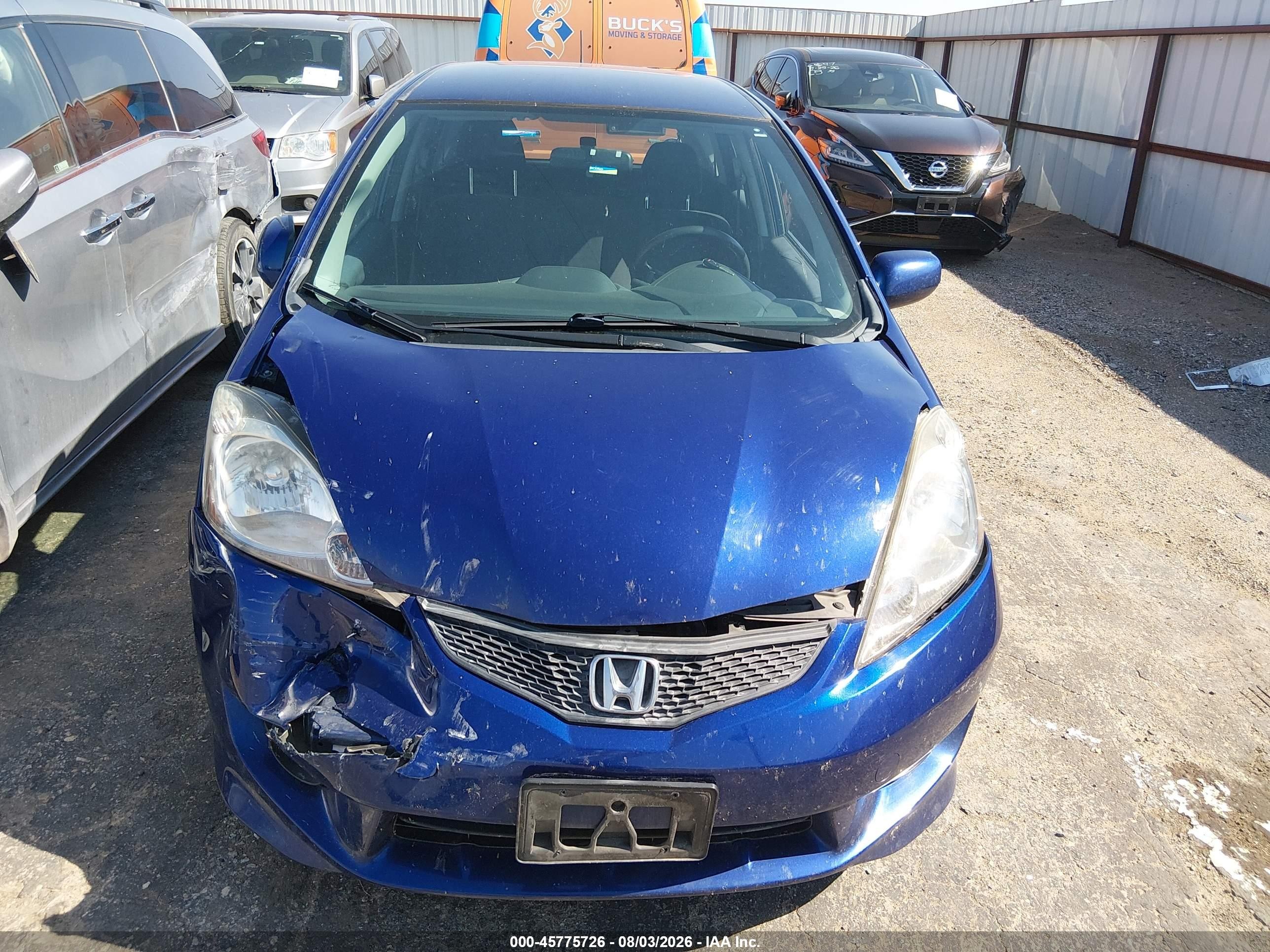 2009 Honda Fit Sport Blue vin: JHMGE88459S014661