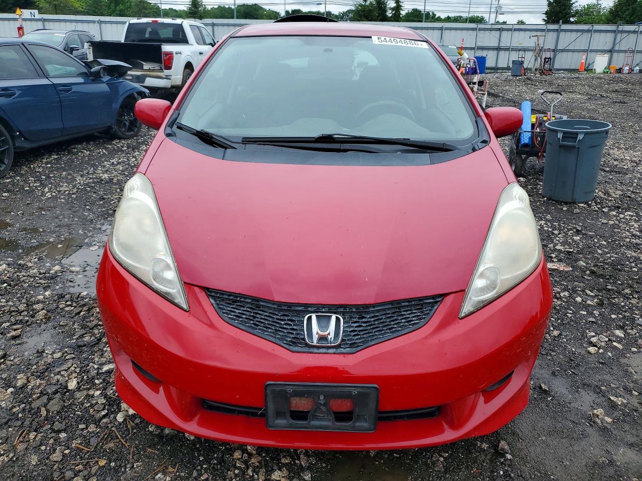 2009 Honda Fit Sport Red vin: JHMGE88459S033310